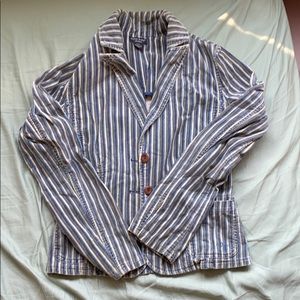 ✨Guess striped blazer size m!